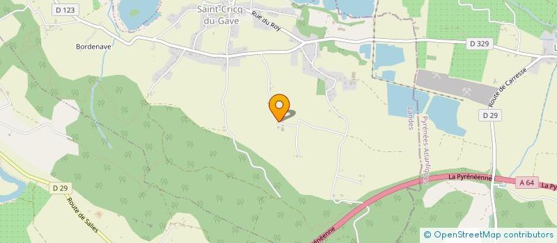 localisation de l'entreprise SCI HERARD  SAINT-CRICQ-DU-GAVE