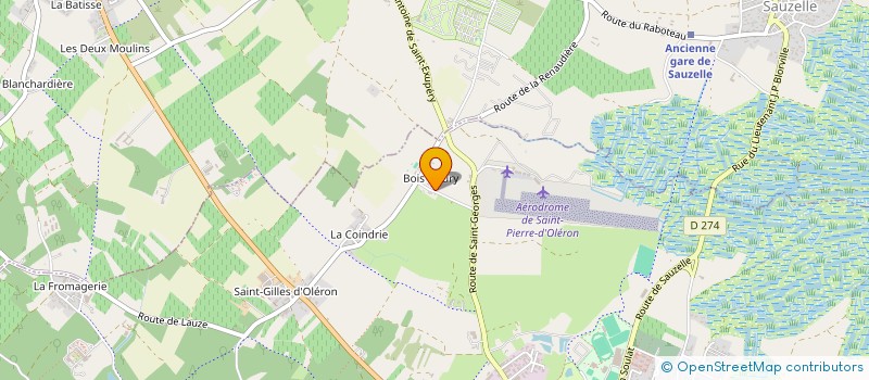 localisation de l'entreprise SCI HERAUD  SAINT-PIERRE-D'OLERON