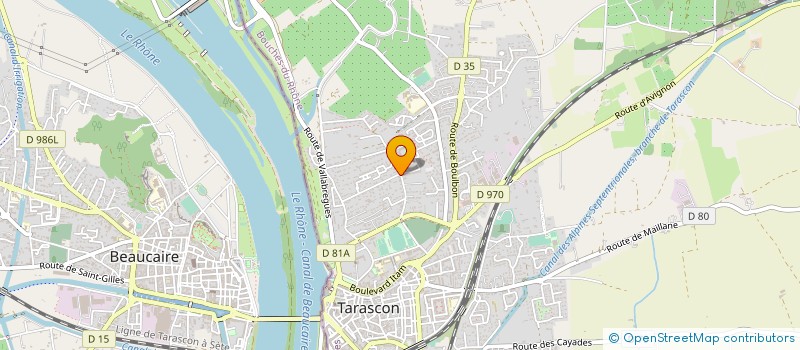 localisation de l'entreprise SCI HERAUD  TARASCON