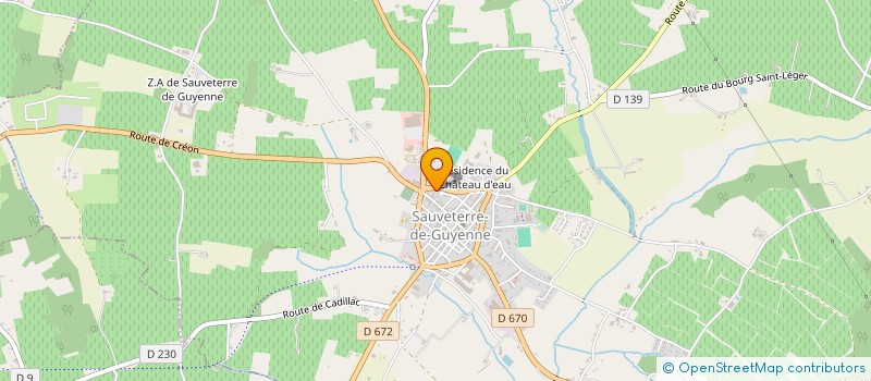 localisation de l'entreprise SCI HERAULT  SAUVETERRE-DE-GUYENNE