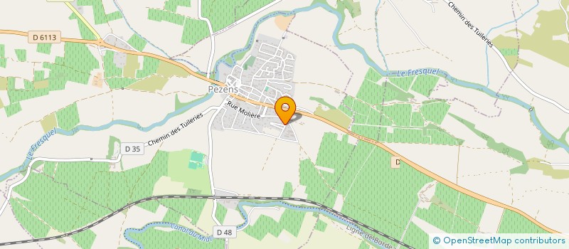 localisation de l'entreprise SCI HERAULT  VILLESEQUELANDE