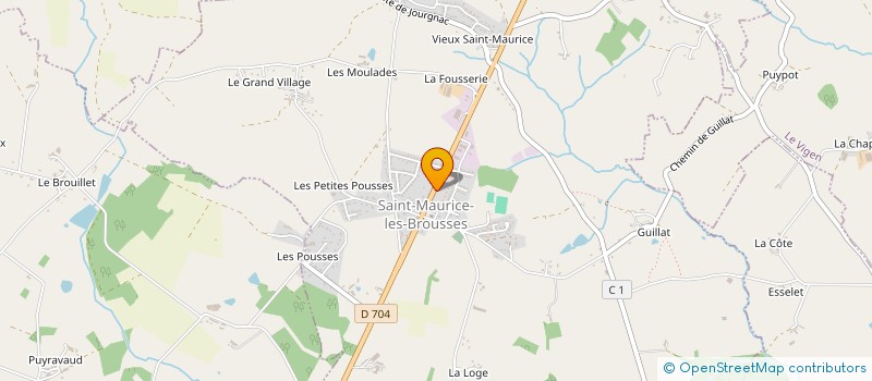 localisation de l'entreprise SCI HERBAY à SAINT-MAURICE-LES-BROUSSES