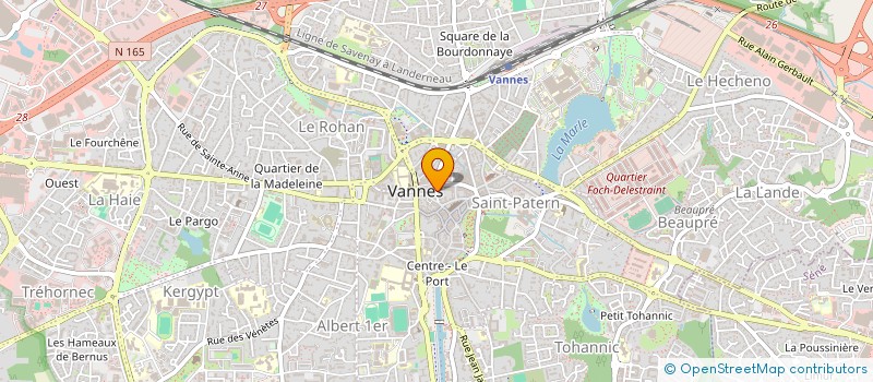 localisation de l'entreprise SCI HERBE à VANNES