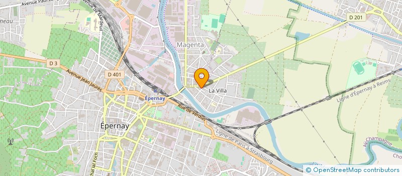 localisation de l'entreprise SCI HERBE à EPERNAY