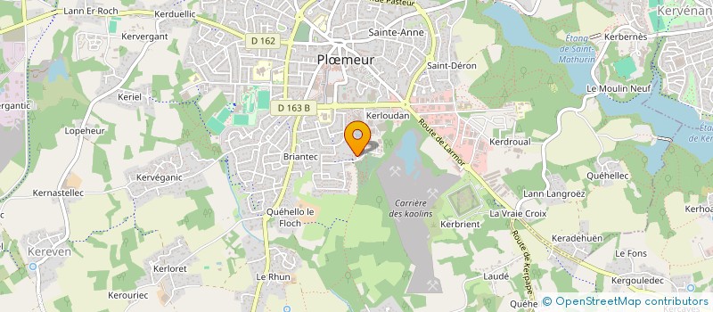 localisation de l'entreprise SCI HERBEDA à PLOEMEUR