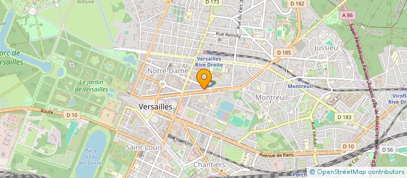 localisation de l'entreprise SCI HERBERISA à VERSAILLES