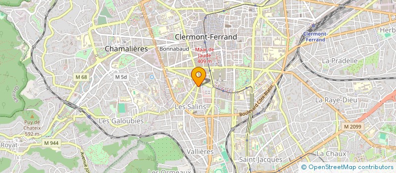 localisation de l'entreprise SCI HERBERT  CLERMONT-FERRAND