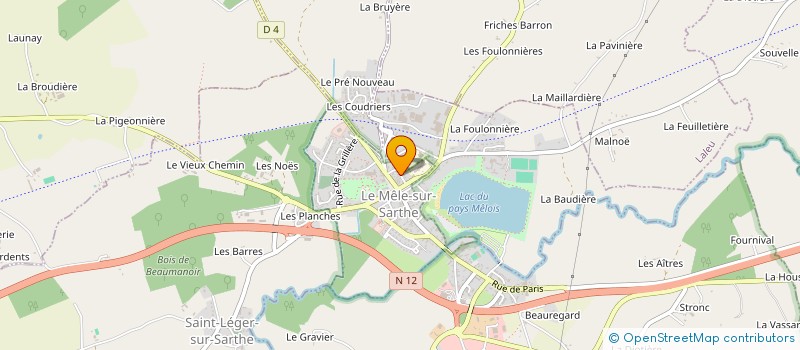 localisation de l'entreprise SCI HERBET-FOURNET à LE MELE-SUR-SARTHE