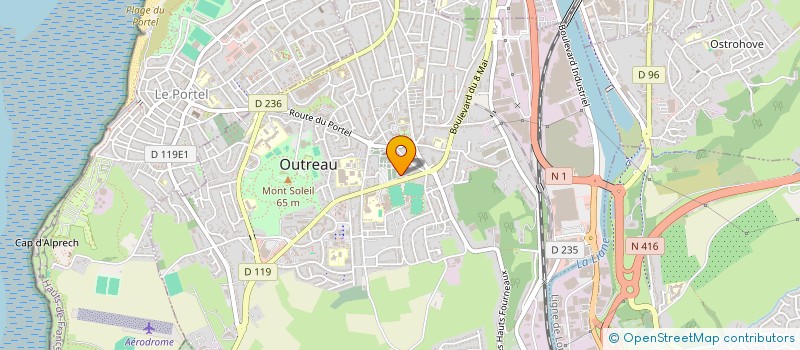 localisation de l'entreprise SCI HERBEZ LOVERGNE  OUTREAU