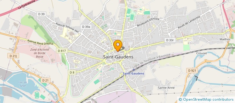 localisation de l'entreprise SCI HERBICHIC  SAINT-GAUDENS