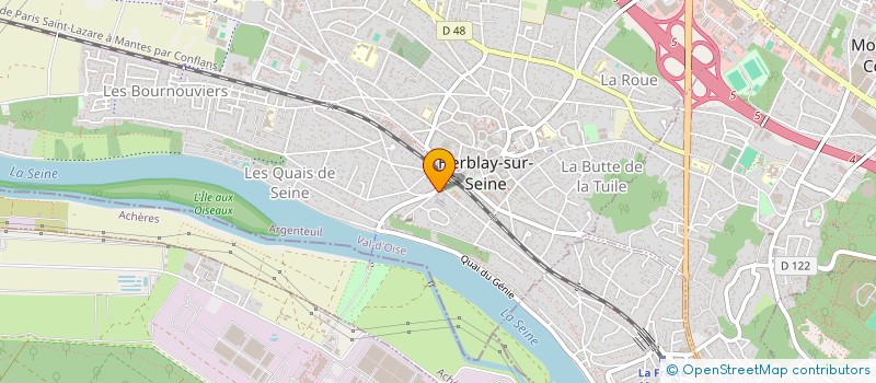 localisation de l'entreprise SCI HERBLAY LES TROIS FRERES  HERBLAY-SUR-SEINE