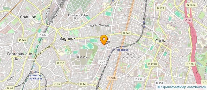 localisation de l'entreprise SCI HERBLE à BAGNEUX