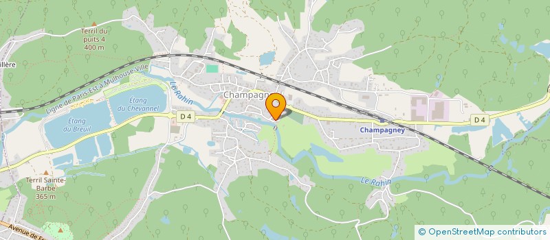 localisation de l'entreprise SCI HERBO  CHAMPAGNEY