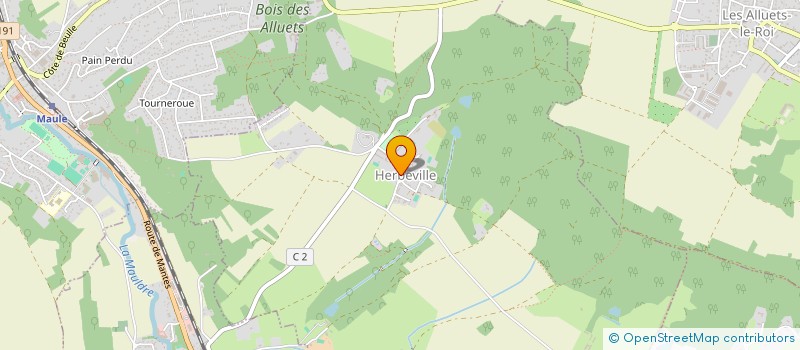 localisation de l'entreprise SCI HERBORS  HERBEVILLE