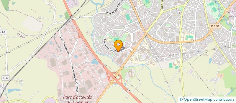 localisation de l'entreprise SCI HERBRETEAU MJFJ à CHOLET