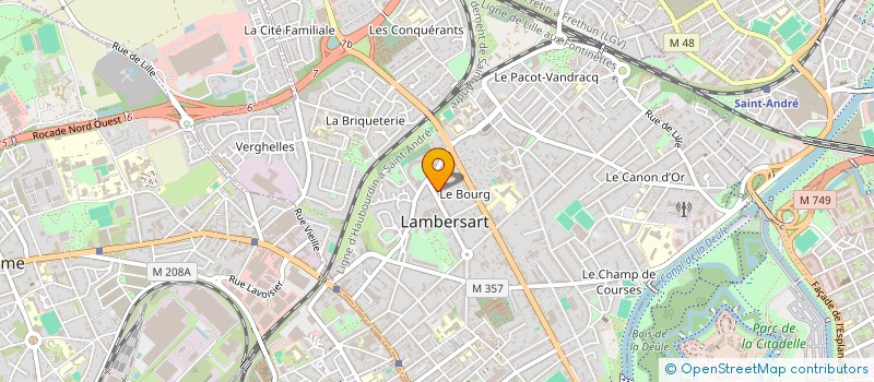 localisation de l'entreprise SCI HERCAPA à LAMBERSART