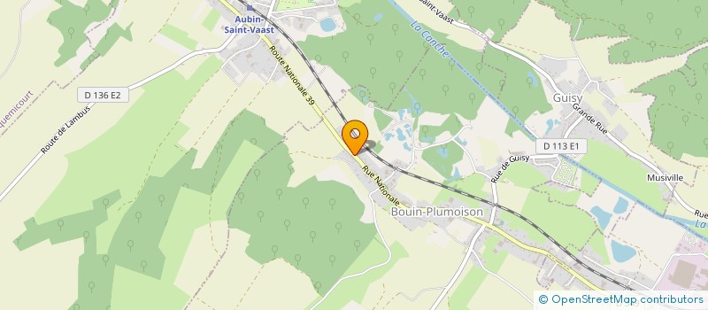 localisation de l'entreprise SCI HERCHIN  BOUIN-PLUMOISON