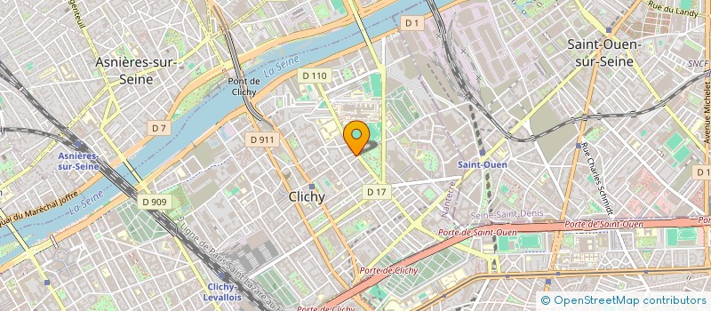 localisation de l'entreprise SCI HERCOUET à CLICHY