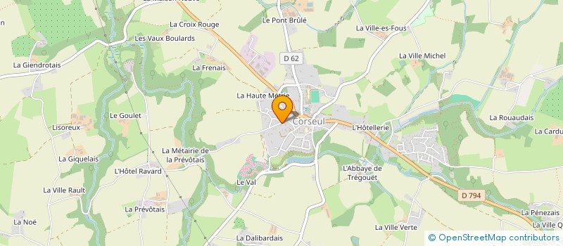 localisation de l'entreprise SCI HERCOUET  CORSEUL