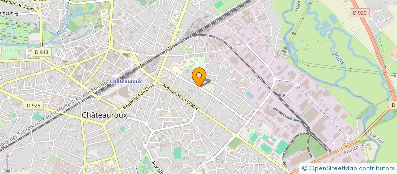 localisation de l'entreprise SCI HERCULE  CHATEAUROUX