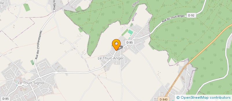 localisation de l'entreprise SCI HERCULE  LE THUIT DE L'OISON