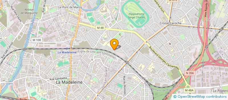 localisation de l'entreprise SCI HERCULE à MARCQ-EN-BARŒUL