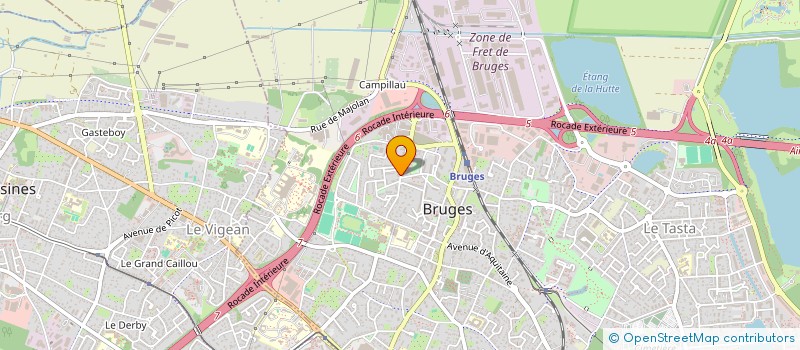 localisation de l'entreprise SCI HERCULE INVEST  BRUGES