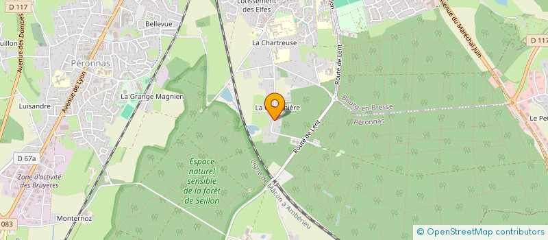 localisation de l'entreprise SCI HERDE  PERONNAS