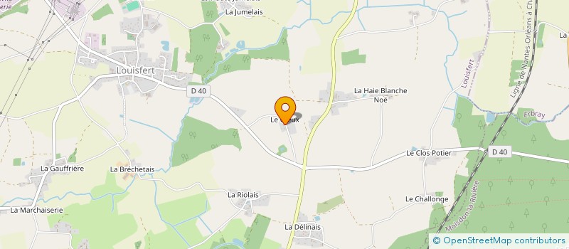 localisation de l'entreprise SCI HERDI  LOUISFERT