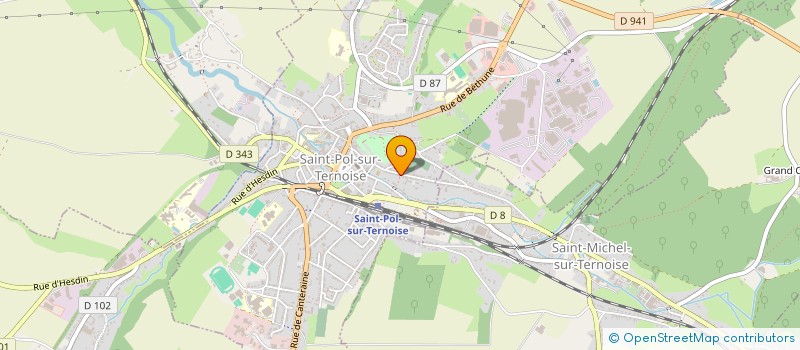 localisation de l'entreprise SCI HERELLE/LEGRAND  SAINT-POL-SUR-TERNOISE