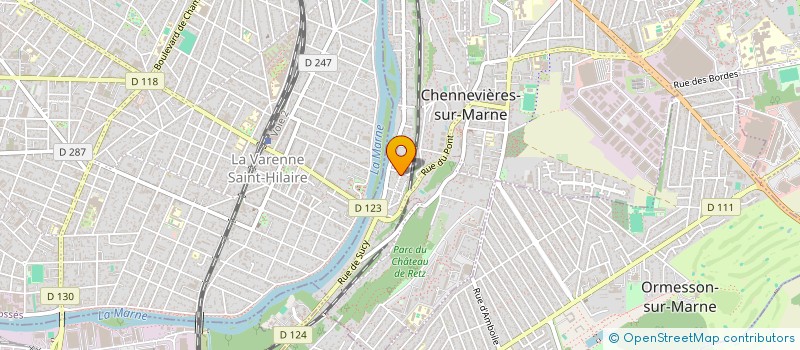 localisation de l'entreprise SCI HERELLE RESIDENCE DE FRANCE  CHENNEVIERES-SUR-MARNE