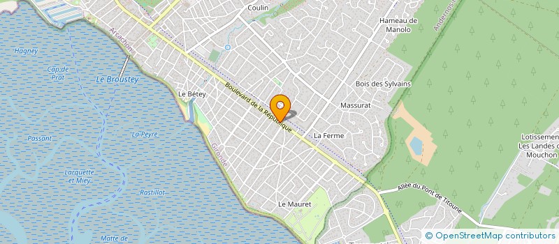 localisation de l'entreprise SCI HERENSUGE  ANDERNOS-LES-BAINS