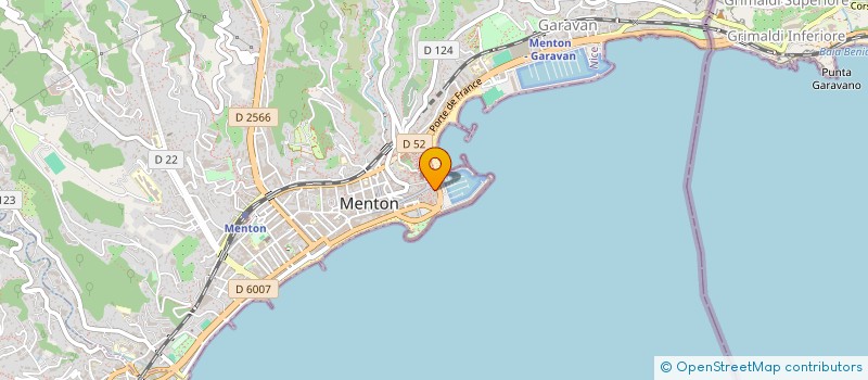 localisation de l'entreprise SCI HEREWARD à MENTON