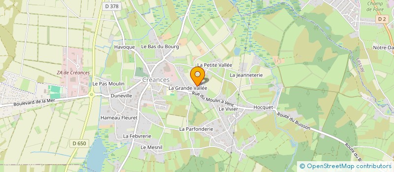 localisation de l'entreprise SCI HERFROY à CREANCES