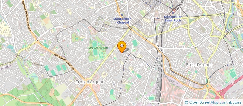 localisation de l'entreprise SCI HERGLABIS à MONTPELLIER