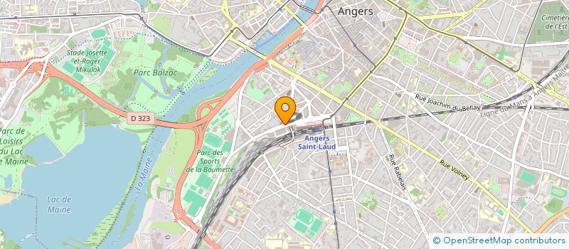 localisation de l'entreprise SCI HERGNES à ANGERS