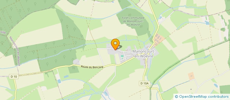 localisation de l'entreprise SCI HERIC IMMOBILIER  MANONCOURT-EN-WOEVRE