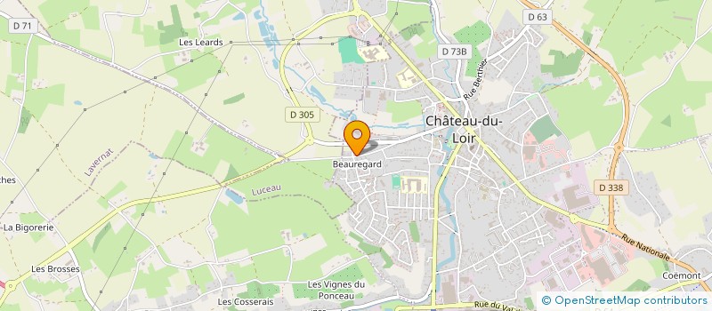 localisation de l'entreprise SCI HERIMMO  MONTVAL-SUR-LOIR