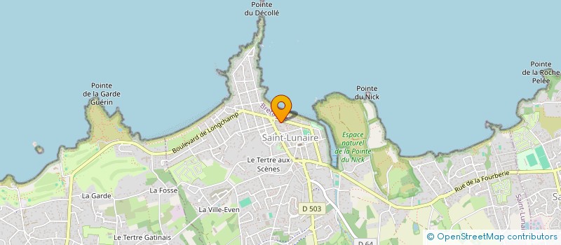 localisation de l'entreprise SCI HERIMO  SAINT-LUNAIRE