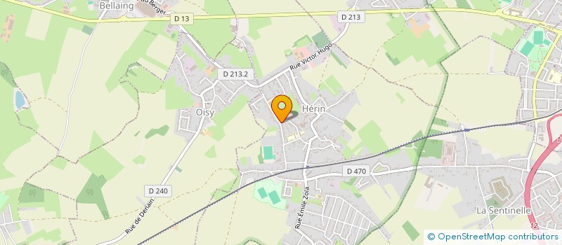 localisation de l'entreprise SCI HERINOISE  HERIN