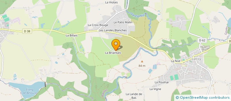 localisation de l'entreprise SCI HERISA  BAULON