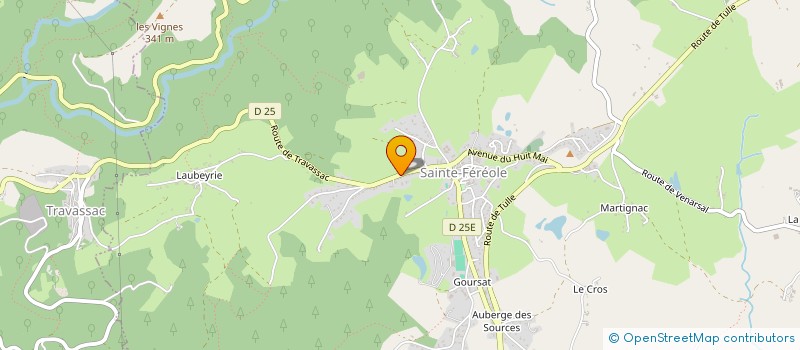 localisation de l'entreprise SCI HERISSE  SAINTE-FEREOLE