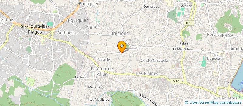 localisation de l'entreprise SCI HERISSON à LA SEYNE-SUR-MER