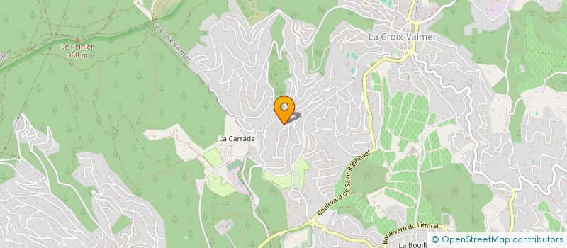 localisation de l'entreprise SCI HERISSON  LA CROIX-VALMER