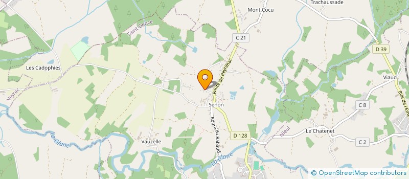 localisation de l'entreprise SCI HERISSON  SAINT-GENCE