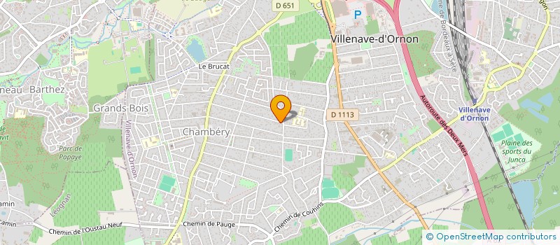 localisation de l'entreprise SCI HERISSON III  VILLENAVE-D'ORNON