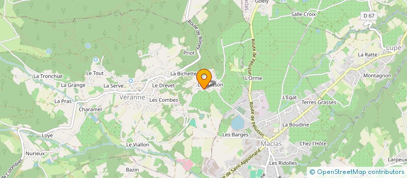 localisation de l'entreprise SCI HERITAN  VERANNE