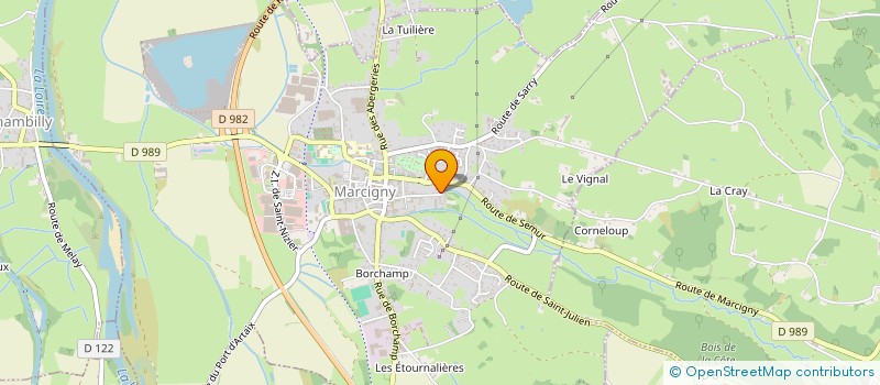 localisation de l'entreprise SCI HERITIER  MARCIGNY