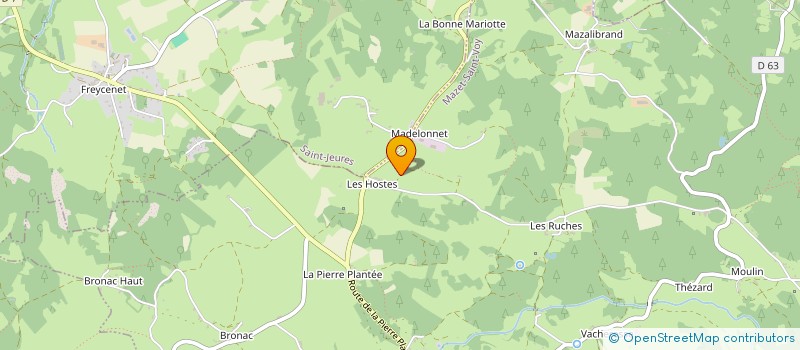 localisation de l'entreprise SCI HERITIER  LE MAZET SAINT VOY