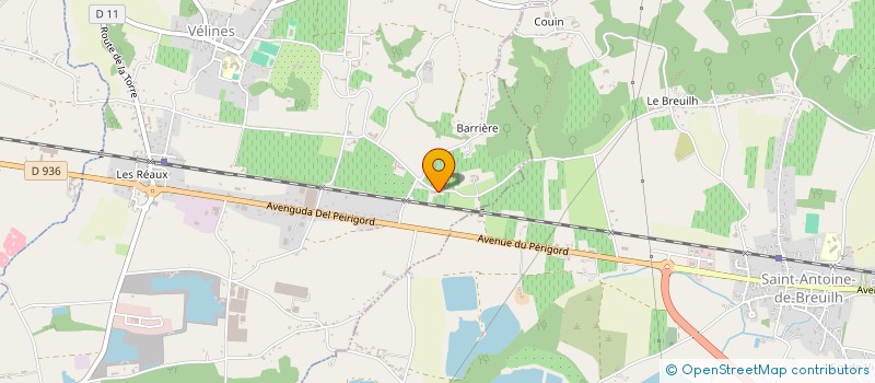 localisation de l'entreprise SCI HERITIER  MONTCARET